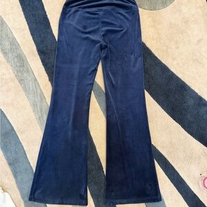 Blue flared leggings